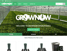Tablet Screenshot of grow-now.com